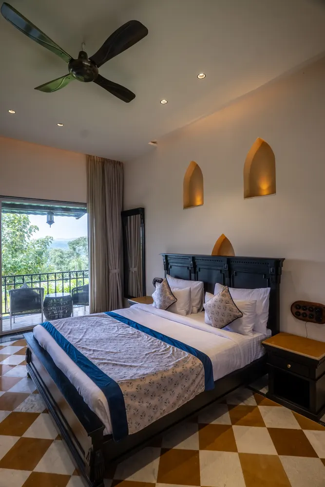 Bedroom and balcony