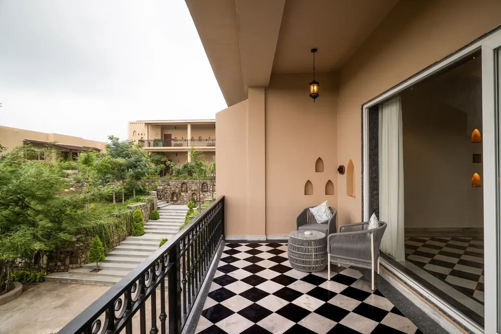 Private balcony