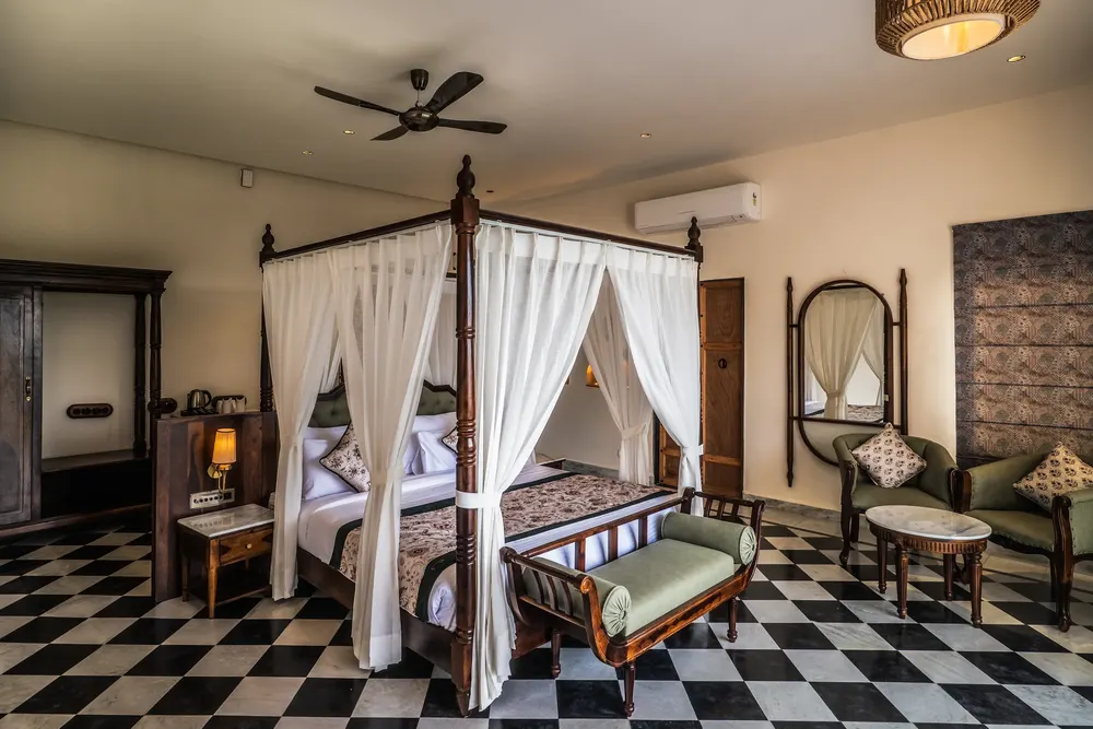 Bedroom and balcony doors